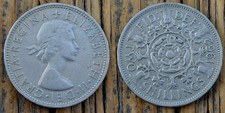 United Kingdom Florin / 2 Shillings 1962 Coin Queen Elizabeth II