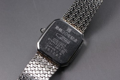 Vtg 1985 N MINT Seiko Exceline 7321-5910 Diamond Octagon Qz Womens