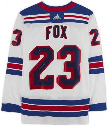 Adam Fox Rangers signiertes Adidas Authentic Trikot mit "2021 Norris" Insc - Bild 2 von 5