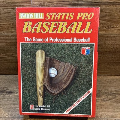 Avalon Hill Statis Pro Baseball Board Game American League Version 1990 MLB 