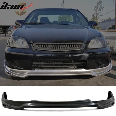 Fits 99-00 Honda Civic EJ EK EM JUN Style Front Bumper Lip Spoiler