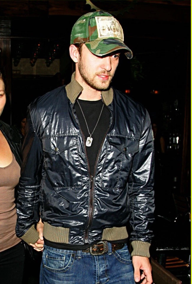 Chaqueta de bombardero William Rast SM (como se ve en Justin Timberlake) chaqueta de bombardero con cremallera Foto 3 de 4