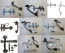 HAND FORGED SUFFOLK Latch wrought iron cottage thumb door latch old rustic retro