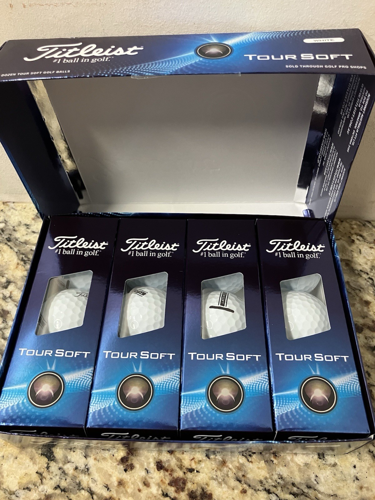 2024 Titleist Tour Soft Golf Balls 12ct White