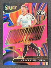 Cesar Azpilicueta 2025-26 Panini Select La Liga Unstoppable Pink Prizm /25 #18