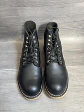 Red wing heritage 8165 black leather round toe US 9 UK 8