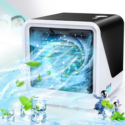 MINI AIR COOLER KLIMAGERÄT MOBILE-KLIMAANLAGE KLIMA-VENTILATOR LUFTBEFEUCHTER