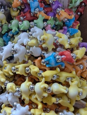 10er Pack - Dinosaurier Armbänder - Partytüte Leckereien, Geschenke, Gastgeschenke, Autismus, Dino