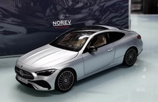 NOREV 1/18 Mercedes Benz CLE Coupe 2024 Silver Diecast Model 183939