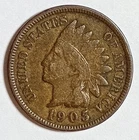 Indian Head Penny"1" Coin Lot 1905 *VERY NICE *FULL LIBERTY*$FREE SHIPPING$ #455