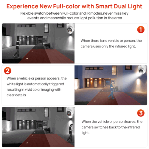 Dahua 4K 8MP WizSense IPC-HDW2849T-S-IL Full Color+IR IP Camera Dual Light MIC - Picture 4 of 23