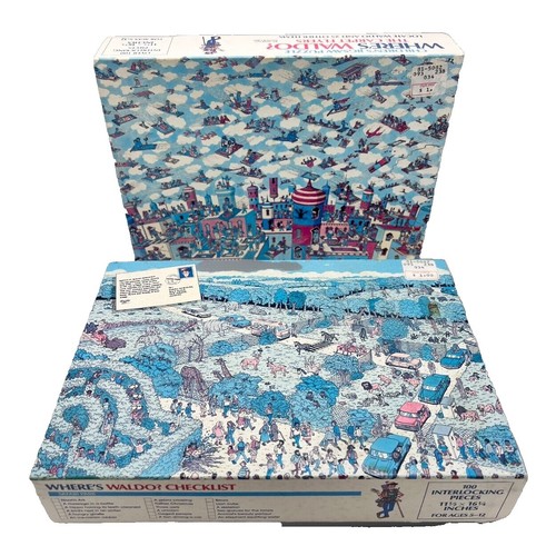 Vintage 1989 Where's Waldo Safari Park 100 Piece Jigsaw Puzzle