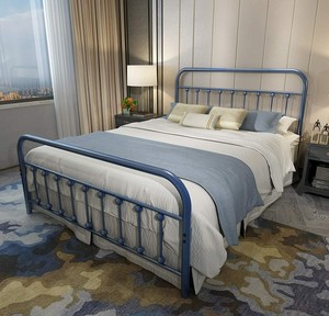 metal twin bed headboard queen solid footboard slats platform frame