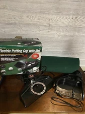 Vintage 19th Hole Eagle Putting Cups Electric, Tested  Lot Of 2 With Green