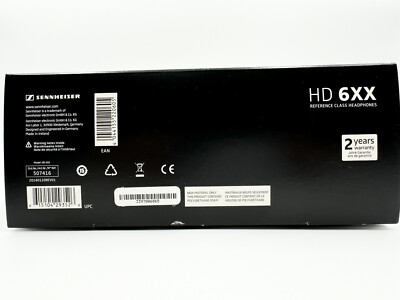 Sennheiser x Massdrop HD6XX Open Back Studio Headphones Black