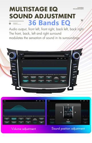 Radio Coche 7" Android 14.0 GPS Navi Wifi FM para Hyundai i30 2011-2017 con Carplay - Imagen 7 de 23