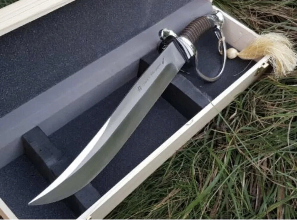 Espada Sable Champagne Hecha a Mano Laguiole Edición Limitada Con Caja Foto 4 de 4