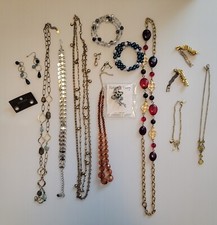 Women's lot necklaces/pins/bracelets/earrings Multicolor Fashion Costume Jewelry