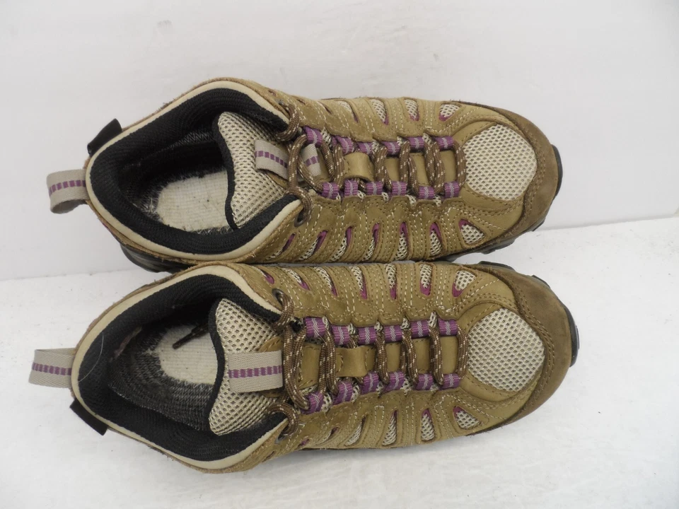 Oboz 女式低切锯齿 B 干远足鞋棕色/紫色 7W 码 — 第 4/4 张图片