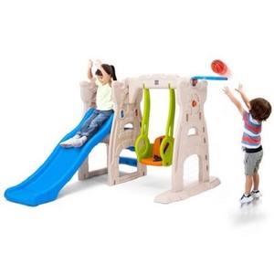 children's play swing and slide