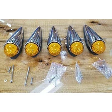 Watermelon Grakon 1000 Cab 19 Amber LED Light Truck Set of 5 universal new 39823