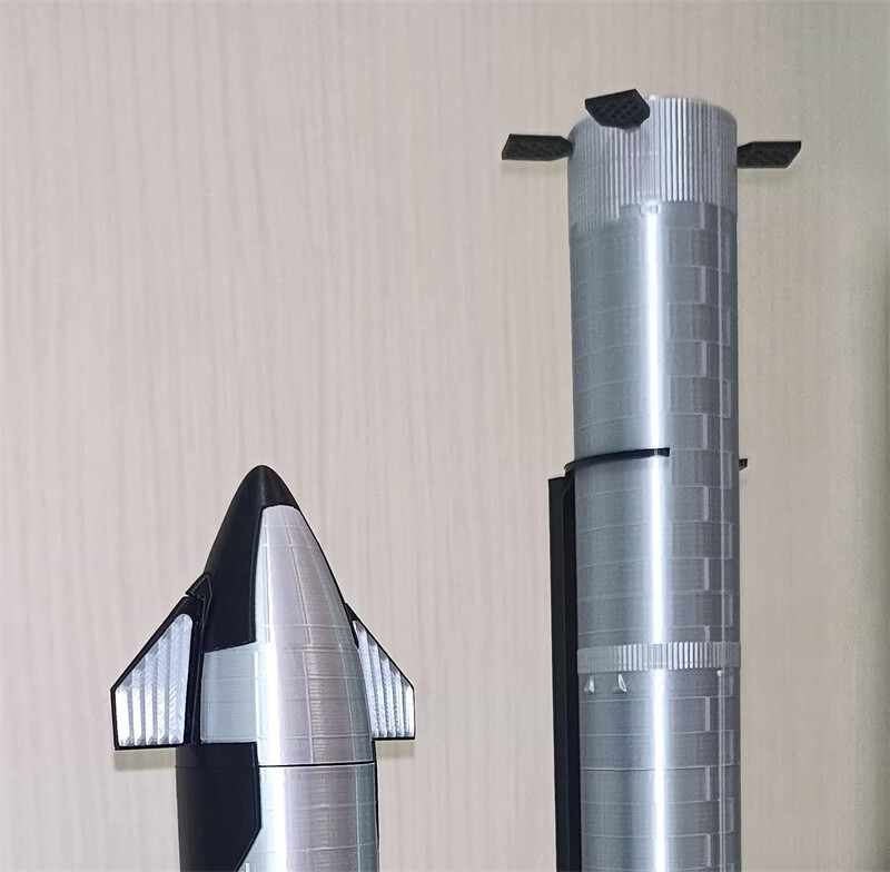 3D Printed1/260 SpaceX Starship S24 Falcon Heavy Dragon Space