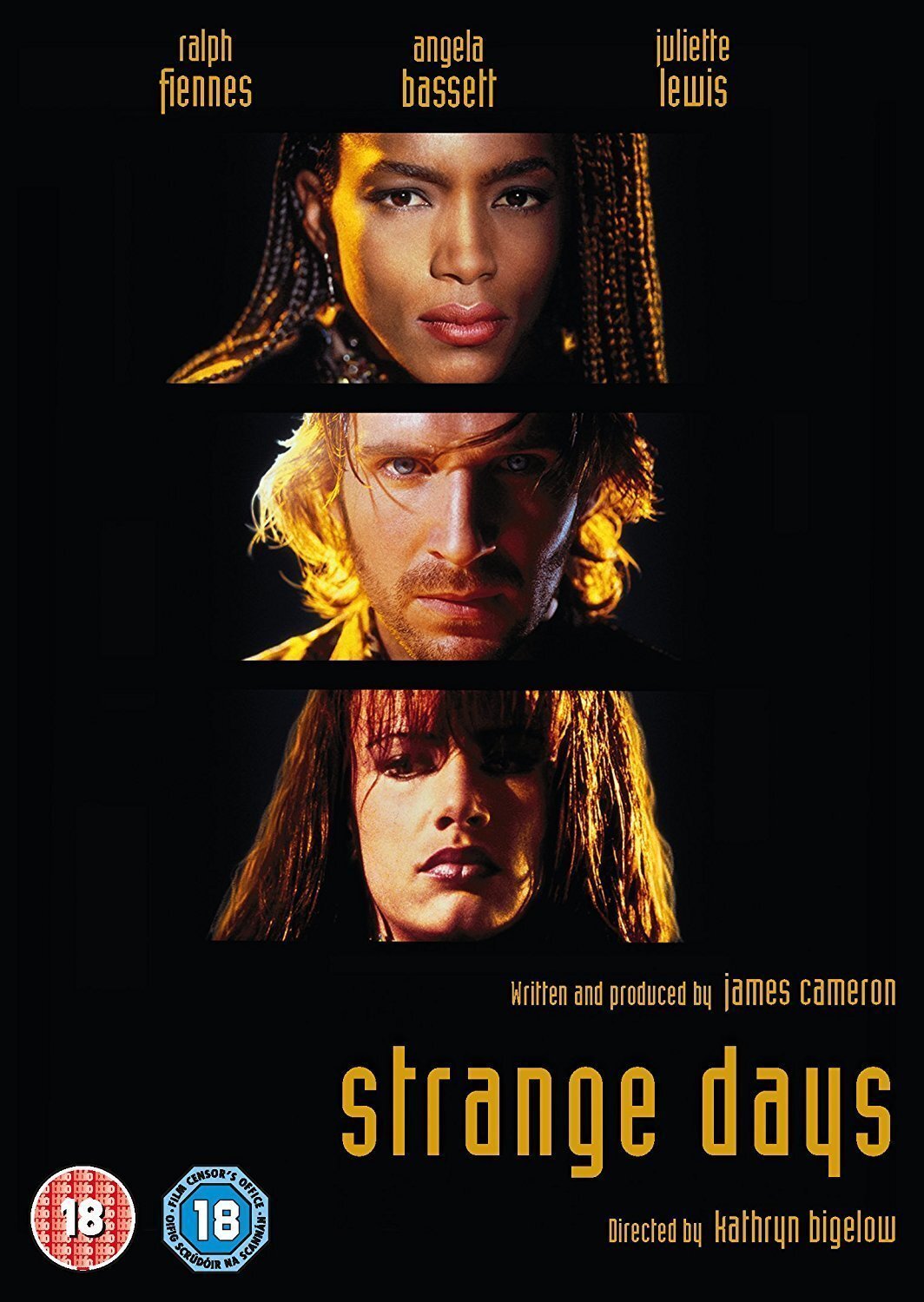 Strange Days (DVD) Ralph Fiennes Angela Bassett Juliette Lewis Tom Sizemore