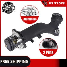 Engine Coolant Thermostat Housing Upgrade Aluminum For Mercedes GL450 CLS550