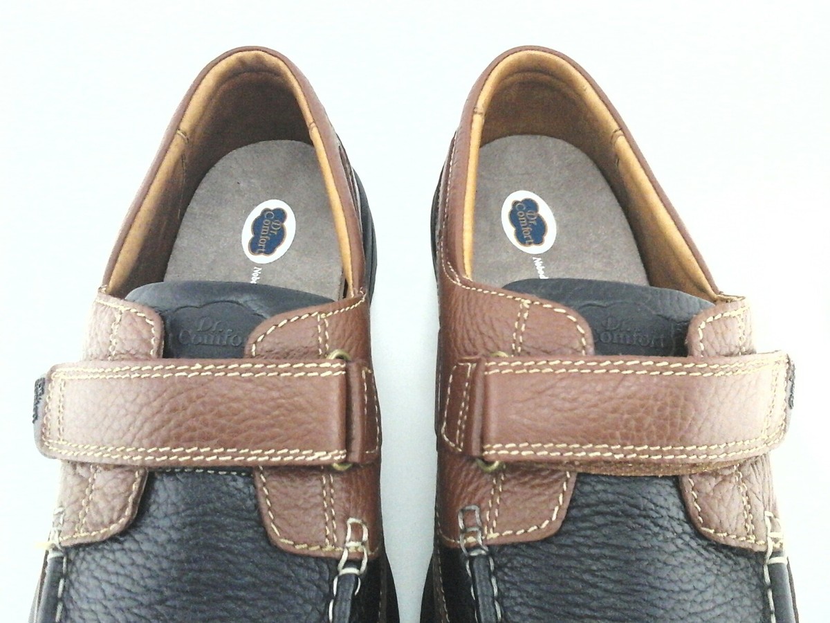 DR. COMFORT Shoes Loafers MIKE 8660 Black/Brown Men