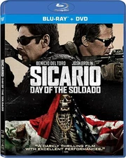 Sicario Day of the Soldado Benicio Del Toro (BLURAY) CHOOSE WITH OR W-OUT A CASE