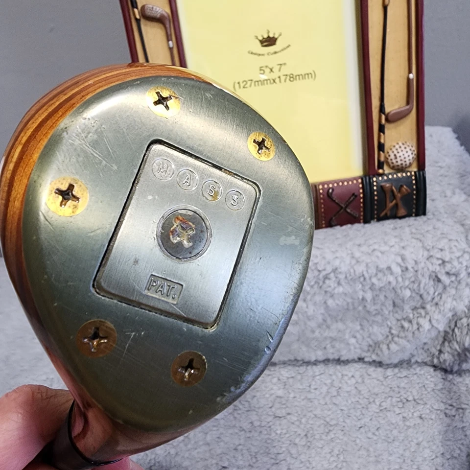 Marco de fotos de golf 3D para club de golf putter soporte para fotos escritorio decoración club de campo regalo Foto 3 de 4