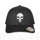 New Punisher Embroidered FlexFit Black Hat 2A MAGA Patriot Dad's Best Gift