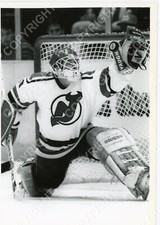 CHRIS TERRERI - NEW JERSEY DEVIL - Vintage NFL Type 1  5x7 B&W Press photo 6.24a