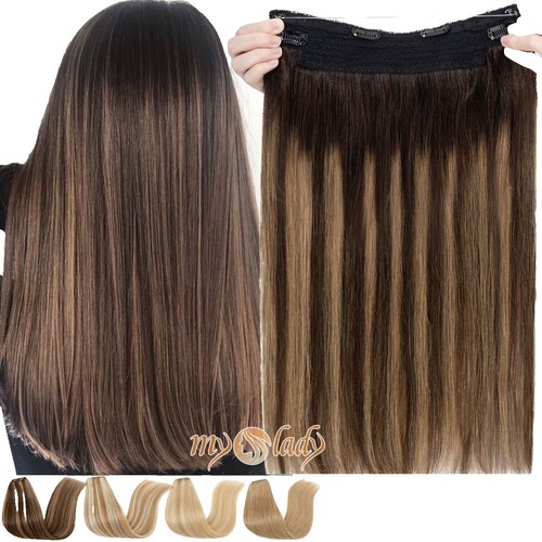 INH Hair Miya Ponytail Ash Brown Roots Sandy Blonde, New  display picture 2