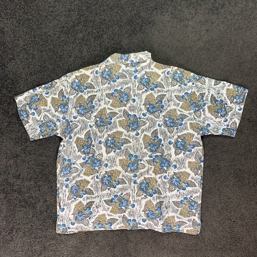 KUTA LINES Mens Vintage Aloha Hawaiian Tiki Polynesian Short Sleeve Shirt Size M - Picture 3 of 6
