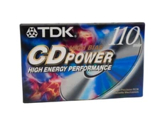 NEW TDK CD Power High Bias 110 Minutes Type II Cassette Tape