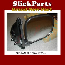 FITS NISSAN SERENA DOOR MIRROR MANUAL 1996 1997 1998 1999 2000 2001 DRIVERS OSF