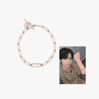 ON HAND]TXT WITH LOVE TAEHYUN Official Bracelet (rose gold) +Free