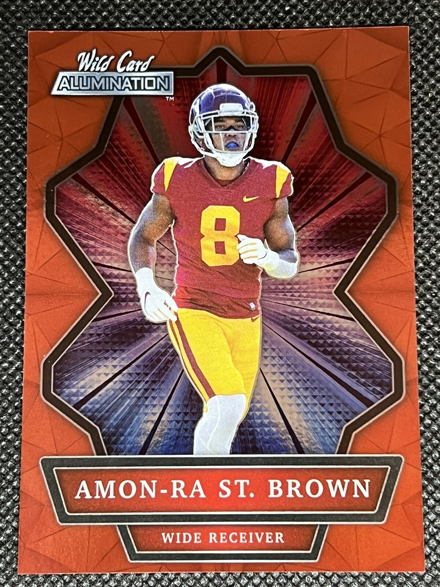 2021 Wild Card Allumination AMON-RA ST. BROWN RC #ABC-68 RED 2021 Wild Card Allumination AMON-RA ST. BROWN RC #ABC-68 RED