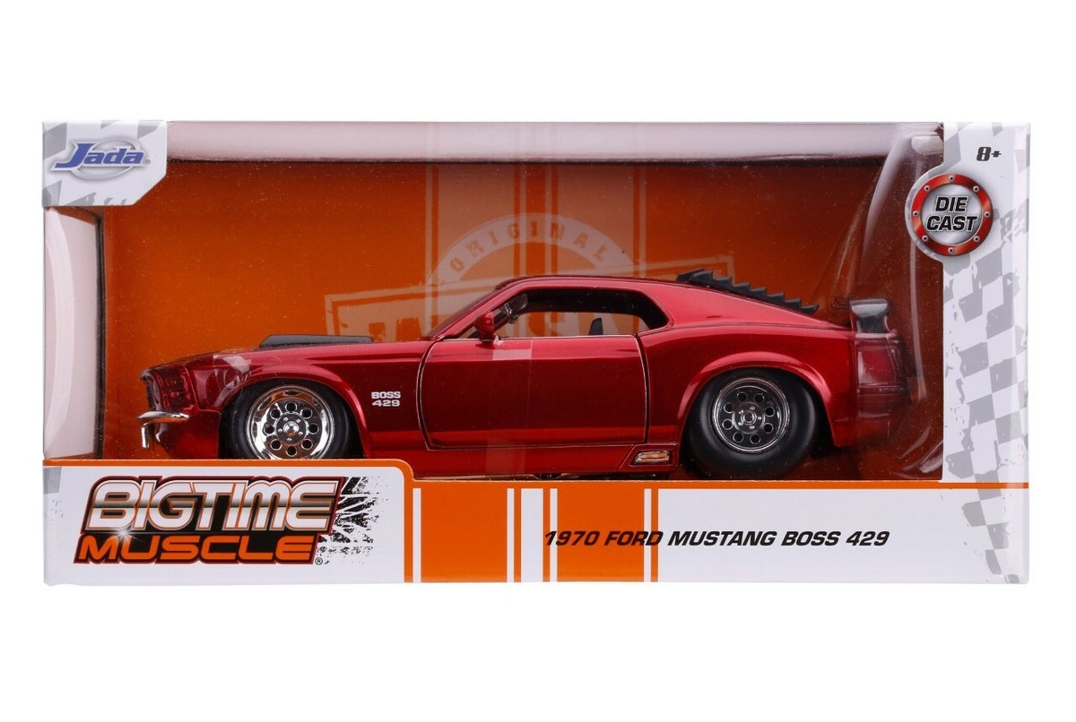 JADA BIGTIME MUSCLE BTM 1970 FORD MUSTANG BOSS 429 1:24 CANDY RED