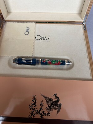 Omas The Trip of the Phoenix LE 888 Fountain Pen, 18K Medium Nib-New