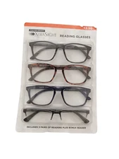 XtraSight by Foster Grant Reading Glasses VRM2009 PH + Pete (4 Pack)