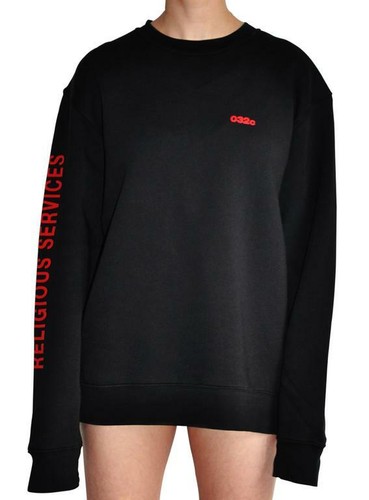 032C SWEATSHIRT-BLACK. - 第 11/12 張圖片