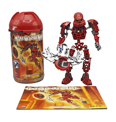  LEGO Bionicle Toa Metru: 8601: Toa Vakama in OVP + Anleitung + Kanoka Disc 