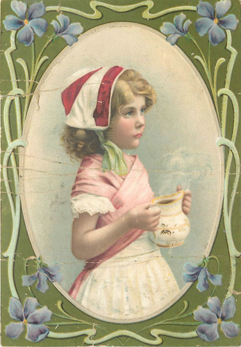 c1890 Kaep & Buechele Clothiers, Dubuque, Iowa Victorian Trade Card