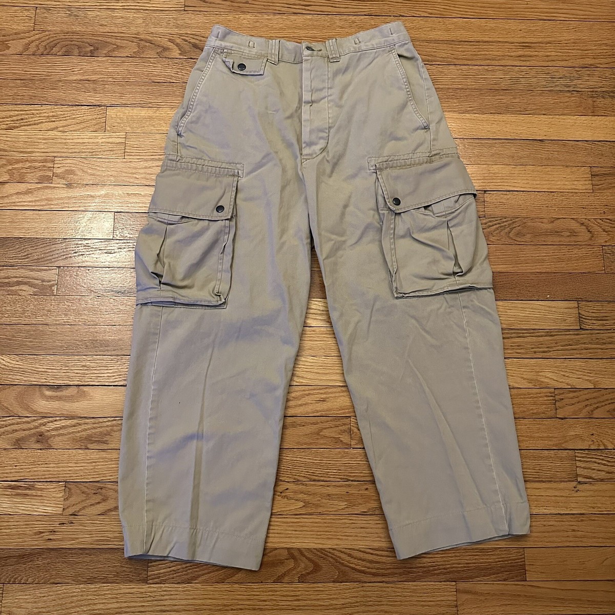 パンツ 00s POLO RL military pants black cotton Polo Jeans Ralph Lauren RL-67 Military Cargo Pants Mens