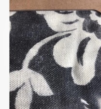 Copri poggiapiedi Ikea Strandmon Forum beige/antracite floreale 505.466.11 ottomano