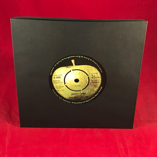 PAUL McCARTNEY & WINGS Junior's Farm 1974 UK 7" Vinyl Single 45 Sally G Original