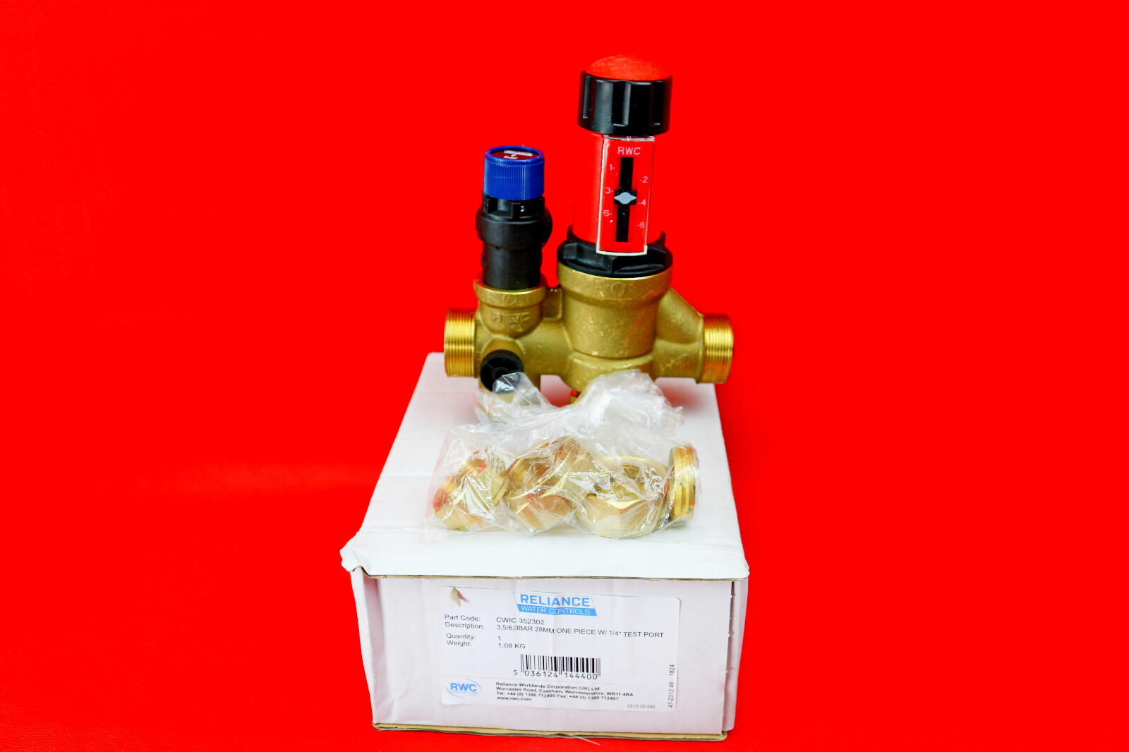 Reliance RWC 28mm 1 Piece Multibloc Inlet Control Valve 3.5/6 Bar CWIC352302