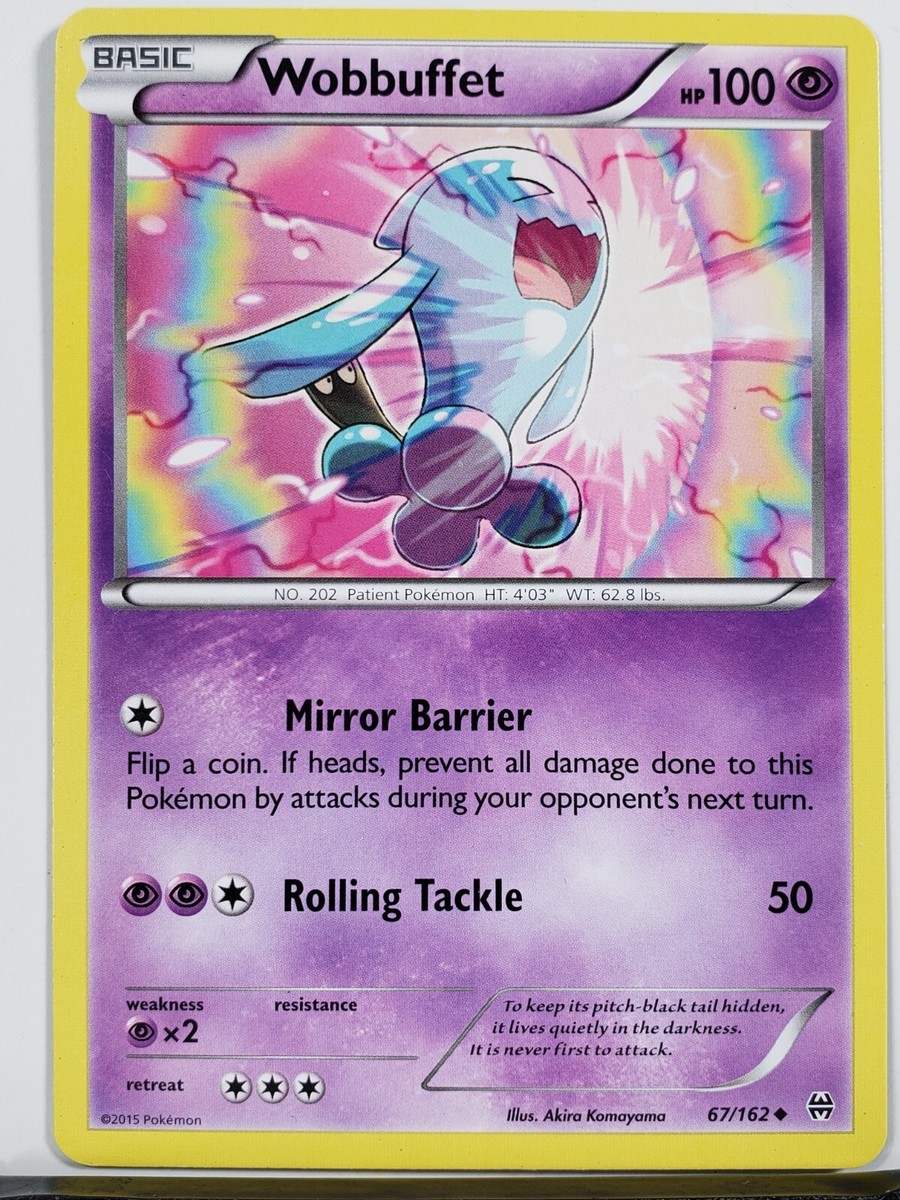Wobbuffet 67/162 VLP - XY Breakthrough Pokemon Card - $2 Combined Shipping
